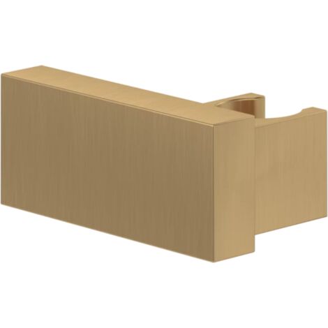 Support mural fixe pour douchette VILLEROY ET BOCH Universal rectangle Or brossé