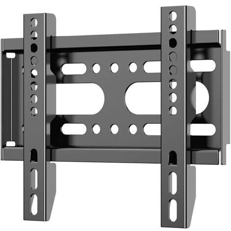 Support mural fixe pour téléviseurs à écran plat de 14 à 42 pouces, VESA jusqu'à 200 x 200 mm, charge maximale 55 lb, installation facile