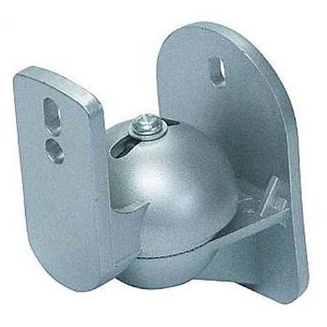 Support mural haut-parleur pour montage mural PAIRE silver LB -W 5S