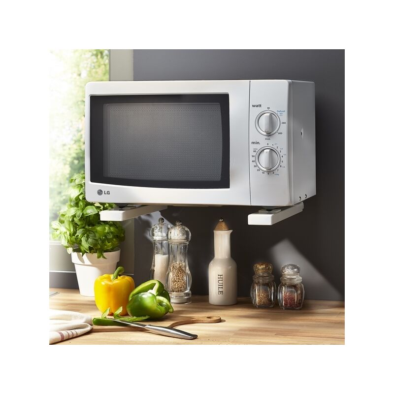 Support micro ondes télescopique