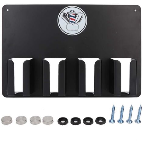 Support mural multifonction pour tondeuse électrique, brosse et accessoires coiffure