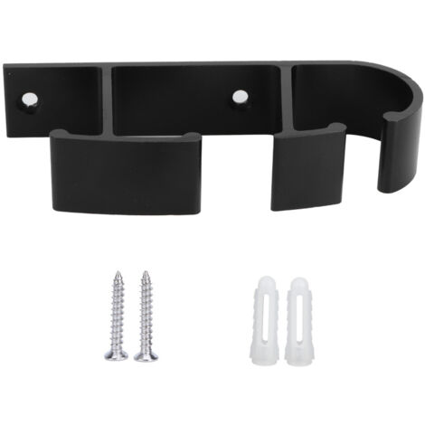 Support mural noir pour lavabo, crochet de fixation