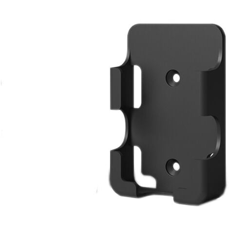 OPTONICA Support Mural Noir Pour Télécommande - Plastique - 53x57x20mm