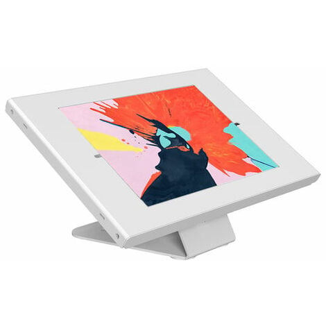 Support mural ou de table pour tablette iPad 9.7'' 10.2'' iPad Pro 10.5'' Samsung Tab A 10.1'' Blanc - Blanc