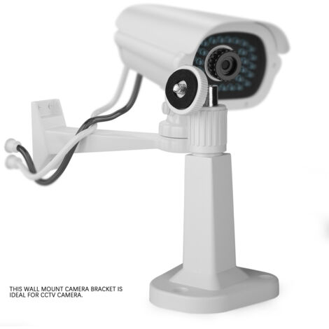 Support mural/plafond ajustable pour caméra de sécurité, installation facile vidéosurveillance.