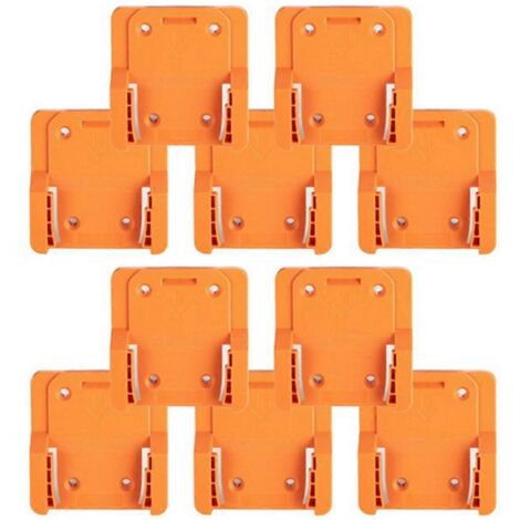 Support mural pour 10 batteries de perceuse Li-Ion 18 V