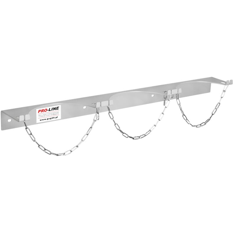 Support mural pour 3 bouteilles de gaz, diamètre max. Vérins PRO-LINE de 250 mm