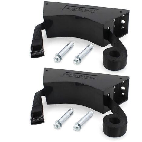 Support mural pour bouteille de propane avec vis (lot de 2)