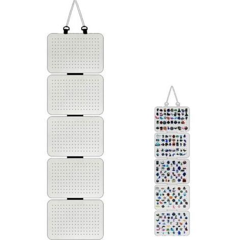 Support mural pour broche à suspendre Pin Display Holder Boîte de rangement murale à suspendre pour broches Porte-épingles pour affiche Broschen Pin