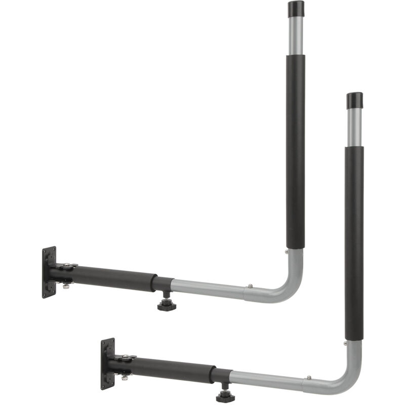 Support mural pour coffre de toit de voiture, pliable, télescopique, charge de 50 kg, crochets de rangement pour kayak, cintre pour canoës, planche