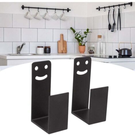 Support mural pour couvercle de casserole, couvercle d'armoire réglable en acier inoxydable pour cuisine