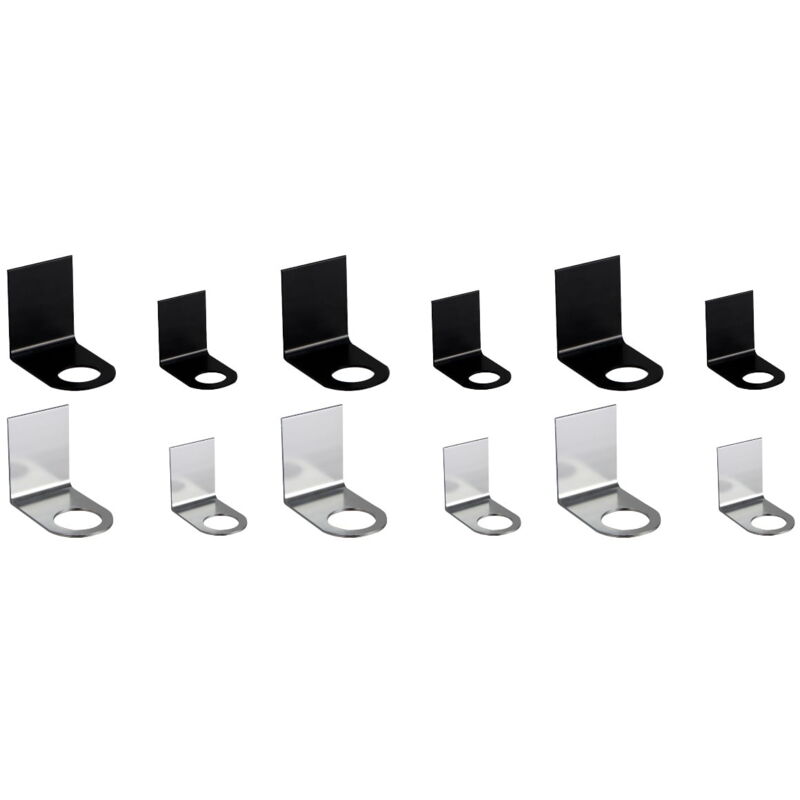 Support mural pour distributeur de savon liquide, 12 pièces, en aluminium, pour serpillière