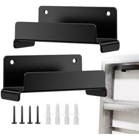 Support mural pour échelle  Kit de rangement gain place avec vis - Crochets d'échelle, organisation garage Béton Brique Bois Meuble Chaise Chariot Outillage Abri