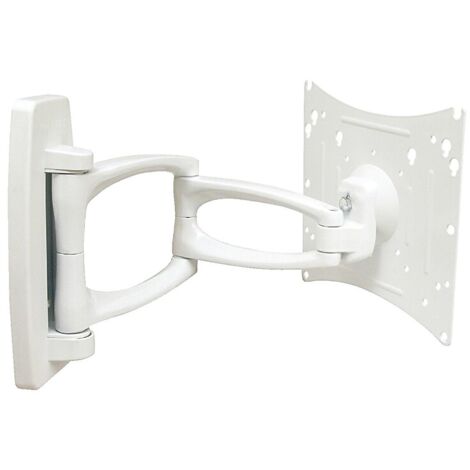 Support mural pour écran de petite et moyenne taille - orientable -écran de 25 à 100cm - charge max écran 30kg - noir