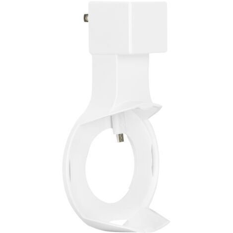 Support mural pour enceinte avec câble de charge pour Dot 2ème génération, prise US, 100‑240V, blanc