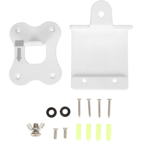 Support mural pour enceinte sans fil, support métallique renforcé stable, accessoire gain de place pour Sonos Era 300 Blanc