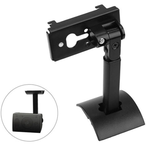 Support Mural pour Haut-Parleur Bose Ub-20 Série II, Station Base Renfort Plafond Multicouche Anti-poussière, Support Montage pour Haut-Parleur avec Bras Réglable pour La Maison(Black)