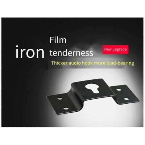 Support mural pour haut-parleur surround, plaque de fixation arrière -