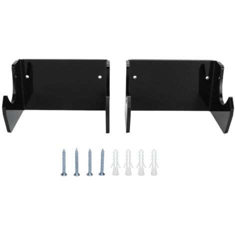 Support mural pour longskate - Rangement longboard mural pour chambre et salon - Noir