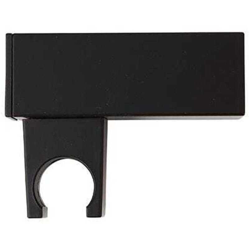 Kiamami Valentina - Support Mural Pour Pommeau De Douche Mural Carré En Noir Mat