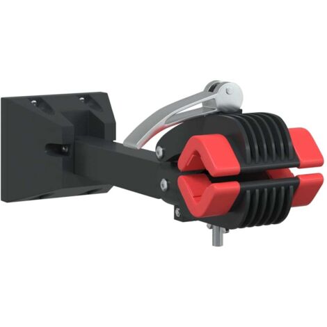 Support mural pour réparation de vélo pliable rouge et noir CFW56910