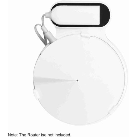 Support mural pour routeur WiFi - Deco M5 - Support de prise mural - Blanc - 3 pack - Plastique