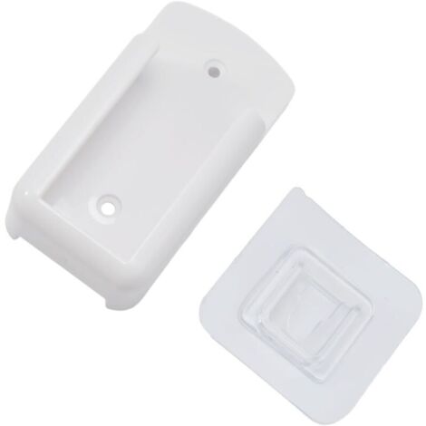 Support mural pour télécommande - Blanc - Boîte de rangement pour télécommande de climatiseur (fin)