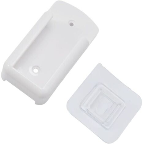 Support mural pour télécommande - Blanc - Boîte de rangement pour télécommande de climatiseur (fin)