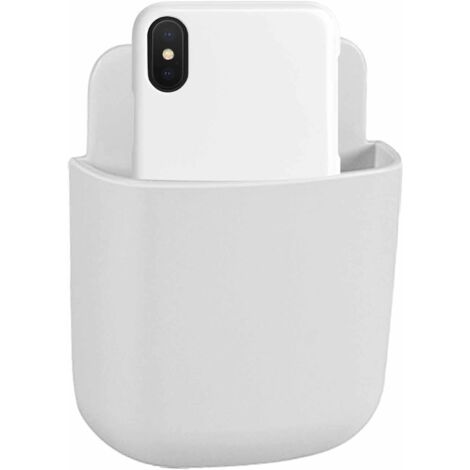 Support mural pour télécommande - Boîte de rangement adhésive pour supports de stockage, étui multifonctionnel pour télécommande