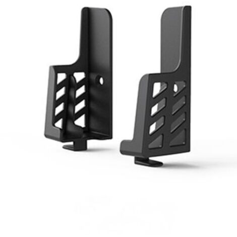 Support mural pour téléphones portables, angle réglable, double emplacement pour carte SIM, convient aux tablettes et aux téléphones portables, noir.