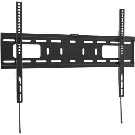 Support mural pour téléviseur Cabletech 37"-70" fixe, niveau à bulle robuste de 50 kg