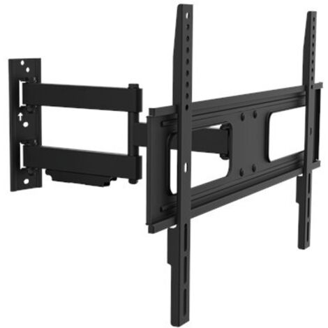Support mural pour téléviseur Logilink BP0019, 37"-70", inclinable de +10° à +20°, pivotant de +-90°, 473 mm  Logilink  Support mural  BP0019  37-70"  Poids maximal (capacité) 50 kg  Noir