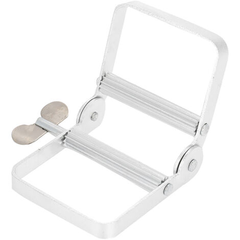 Support mural pour tube de dentifrice en aluminium - Rangement de salle de bain