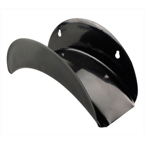 ALFA DYSER Support mural pour tuyau en métal akhuo noir