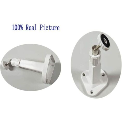 Support mural réglable pour caméra de sécurité – Support orientable en métal pour caméras bullet et dôme CCTV, 1 pièce