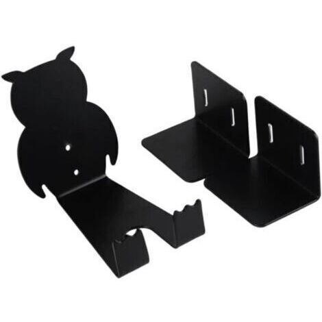 Support Mural Robuste Alliage Aluminium Rangement Mural Gain de Place pour Route Pliant et Garçon Fille Équipement Cyclisme Noir
