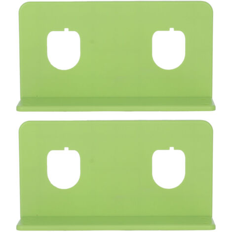 Support mural robuste pour batteries RYOBI - Installation facile et durable - 2 pièces vertes