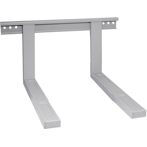 Support mural télescopique pour micro-ondes – Charge max 35 kg – Dimensions 405x230x390 mm – Argent – Fixation murale optimisée – Mywall - HW 2 SL HW