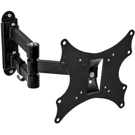 Support mural TV 17- 37 orientable et inclinable - support TV mural, support TV avec bras articulée, support TV mural orientable et inclinable pour écran-