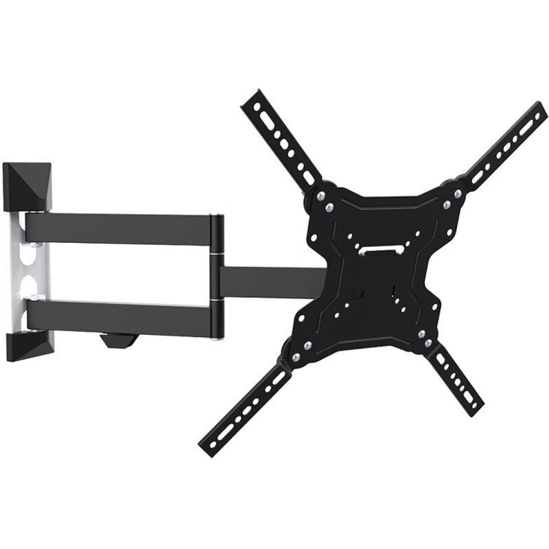Support tv mural 2 bras inclinable et orientable Mediafix 118540
