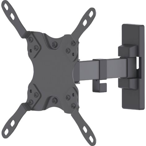 Support mural TV inclinable 461399 – 33-42 pouces – Charge max 20 kg – VESA 75/100/200 mm – Inclinaison 12° et rotation 90° – Manhattan