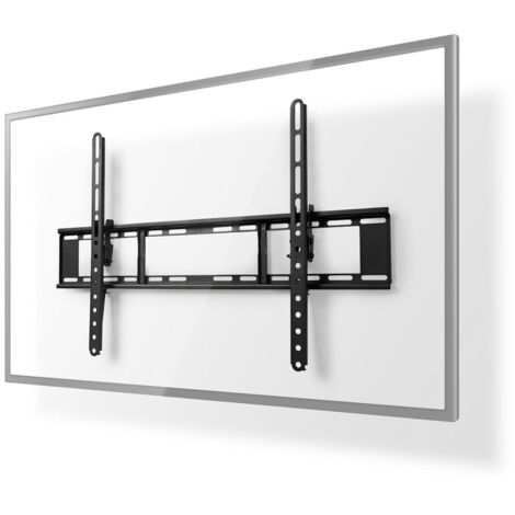 Support mural tv inclinable 37 70 poids maximal de lecran supporte 35kg inclinable 20 distance minimale au mur 38mm acier noir 3