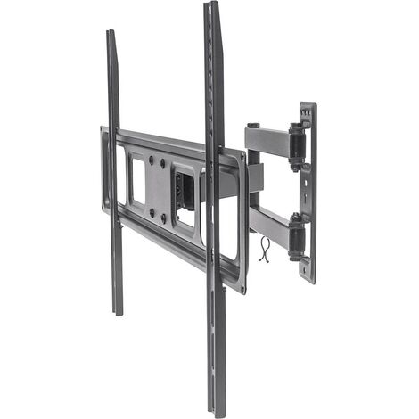 Support mural TV Manhattan 461337 94,0 cm (37) - 177,8 cm (70) inclinable + pivotant - noir