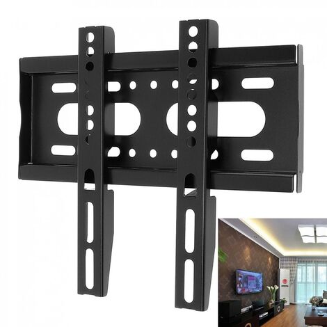 Support mural TV noir, Type fixe, cadre TV pour écran LCD LED 14-42 pouces, haute qualité,CHINA