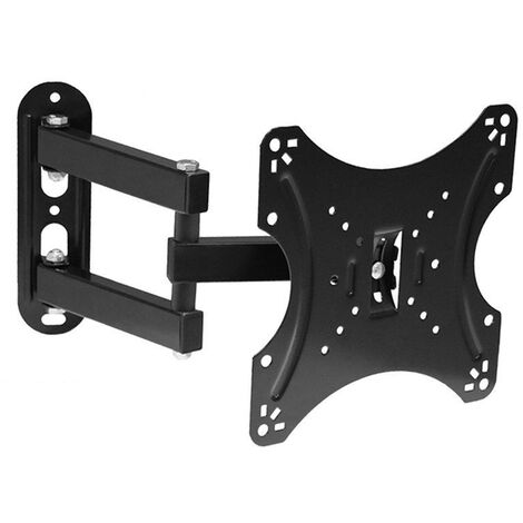 Support mural TV réglable universel, 20KG, écran plat, inclinaison de 15 degrés, pour écran LCD LED 14-42 pouces,green