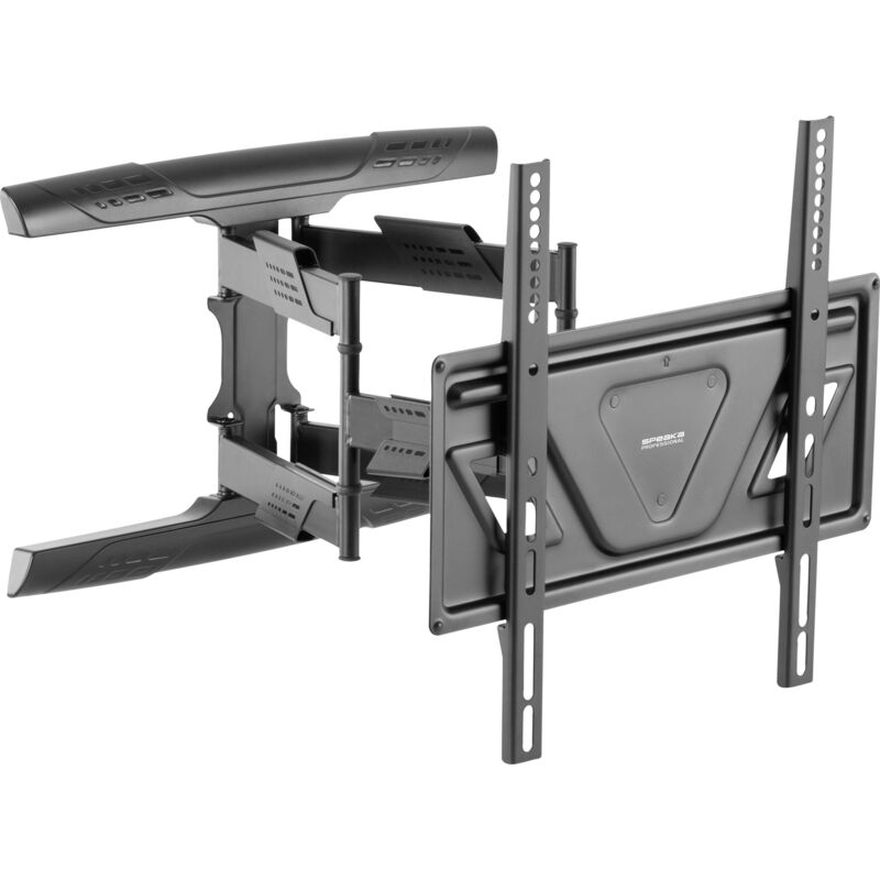 Support mural tv conçu pour tv incurvées 81,3 cm (32') - 177,8 cm (70') inclinable, mobile, extensible A880122 - Speaka Professional