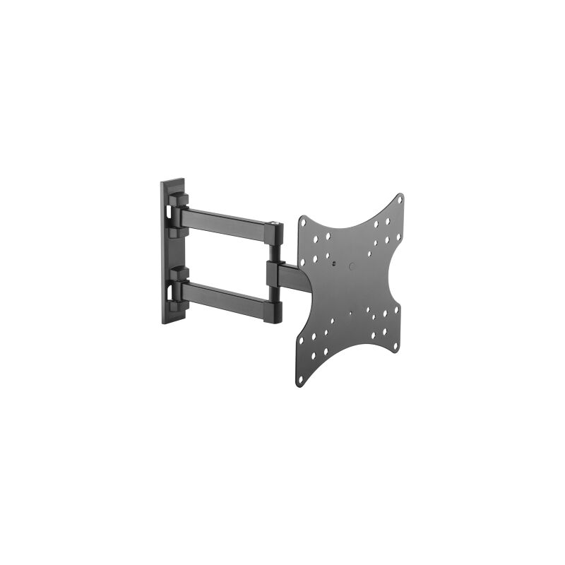 Ferramenta1.com - Support mural tv support trois articulations pour te'le'viseurs de 28' a' 42' jusqu'a' 20Kg inclinable rabattable re'glable