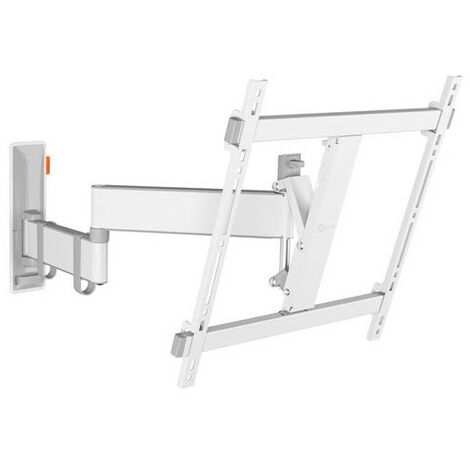 Support mural TV VOGEL’S TVM3445WHT blanc orientable 180° inclinaison 20° VESA 400x400 32-65 pouces 25 kg