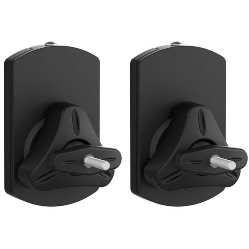 Support mural universel pour haut-parleurs, plaque murale coulissante, capacité de charge de 8 kg, rotation de 360°, inclinaison de 30° dans toutes