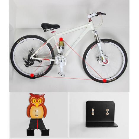 Support mural vélo, accroche-pédale pour rangement, fixation garage murale pour bicyclette.